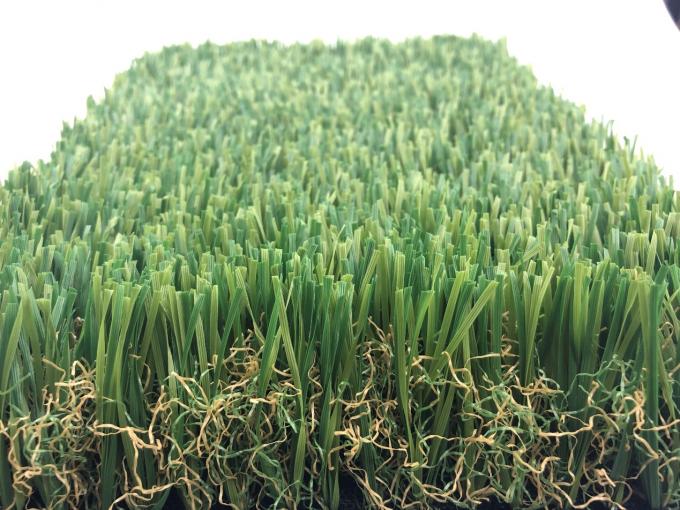 Rivestimento della garza che scintilla l'erba sintetica del tappeto erboso di 35mm Wave 1